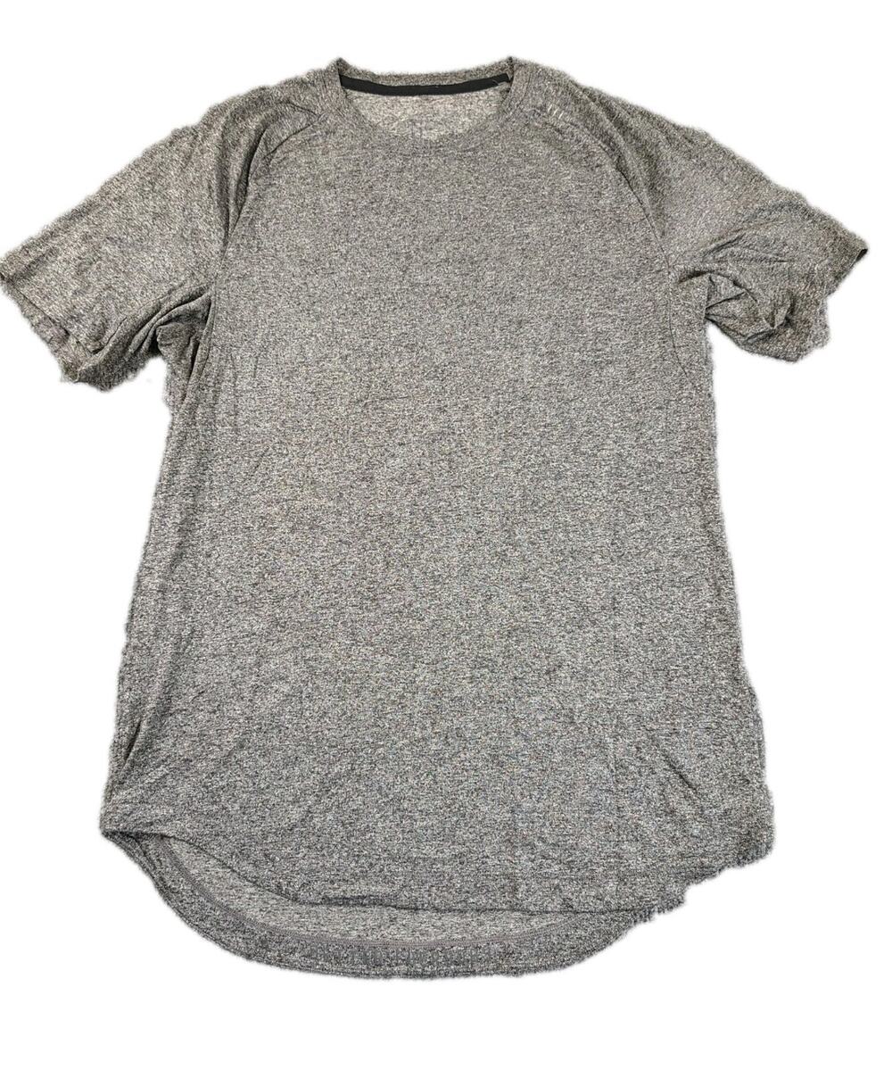 Lululemon License to Train Shirt Mens S Gray SS Better Each Day Stretch Active